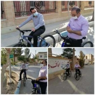 بازدید میدانی مهندس غلامی و مسوول خدمات شهری از شهر