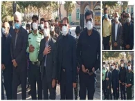 غباروبی و عطرافشانی مزار مطهر شهدای هشت سال دفاع مقدس و شهدای گمنام
