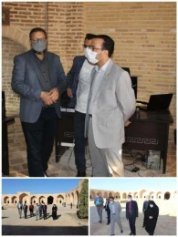 حضور کارشناسان ارزیاب یونسکو در کاروانسرای عباسی شهر گز