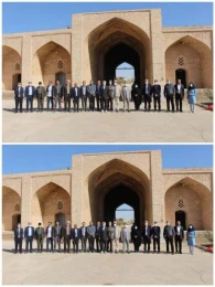 حضور کارشناسان ارزیاب یونسکو در کاروانسرای عباسی شهر گز