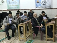  ديدار شهردار و اعضاي شوراي اسلامي شهر ، با هيئت امنا و نمازگزاران تكيه ١٢ امام گزبرخوار 