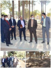 بازدید میدانی از بوستان شهید مدرس