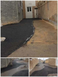 ادامه ترمیم ترانشه آسفالت