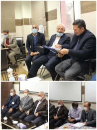جلسه بررسی مشکلات تأمین اجتماعی شهر گز برخوار