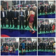 بازدید شهردار و اعضای شورای شهر از سالن کشتی مستقر در مجموعه ورزشی شهید چمران 