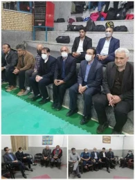 بازدید شهردار و اعضای شورای شهر از سالن کشتی مستقر در مجموعه ورزشی شهید چمران 