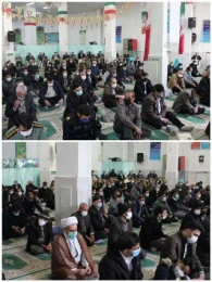 برگزاری میز خدمت در محل برپایی نماز باشکوه جمعه