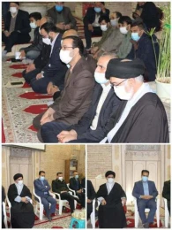 برگزاری جشن دهه فجر به همراه میز خدمت در مسجد جامع شهر