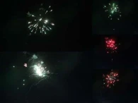 مراسم نورافشانی آسمان شهربه مناسبت فرارسیدن 22بهمن