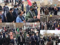 راهپیمایی شکوهمند 22بهمن مردم ولایت مدار و شهید پرور شهرگزبرخوار به روایت تصویر