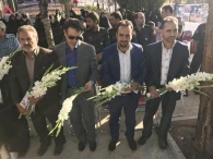 به مناسبت هفته دفاع مقدس مراسم غبار روبی و عطر افشانی قبور مطهر شهدای گز برخوار برگزار شد