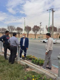 آغاز کاشت بهاره  گل به مناسبت فرارسیدن عید نوروز 