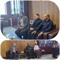 دیدار امام جمعه، شهردار و اعضای شورای اسلامی شهر با مسئولان قضایی شهرستان 