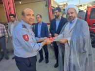 دیدار مسئولین شهر و شهرستان  از واحد آتش نشانی شهر گز برخوار