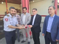 دیدار مسئولین شهر و شهرستان  از واحد آتش نشانی شهر گز برخوار