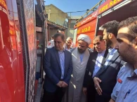 دیدار مسئولین شهر و شهرستان  از واحد آتش نشانی شهر گز برخوار