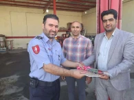 دیدار مسئولین شهر و شهرستان  از واحد آتش نشانی شهر گز برخوار