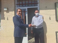 دیدار مسئولین شهر و شهرستان  از واحد آتش نشانی شهر گز برخوار