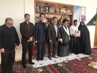 دیدار شهردار ،رئیس شورای شهر ،امام جمعه شهر و رییس بنیاد شهید شهرستان با خانواده شهدا