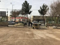 بهبود ورودي پارکینگ درمانگاه مرحوم مسیبی