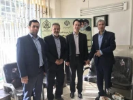 دیدار شهردار و رئیس شورای اسلامی شهر با رئیس و کارکنان اداره اوقاف و امور خیریه