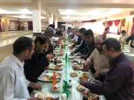 ضیافت ناهار کارگران شهرداری به مناسبت روز کارگر