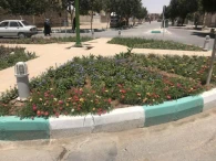 زيبا سازي محيطي و گل كاري ميادين توحيد و ظفر