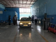 بازدید كارشناسان معاينه فني اتحاديه حمل و نقل همگاني كشور ، اعضاء ستاد معاينه فني استان اصفهان و شهرداري از مركز معاينه فني شهر گزبرخوار