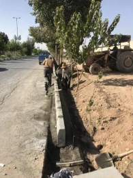 بهسازي بلوار شهدا ( كشاورز)