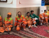 برگزاری مراسم زیارت عاشورا در شهرداری گز برخوار