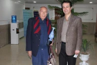 دیدار شهردار و اعضای شورای شهر با نوادگان آیت اله گزی