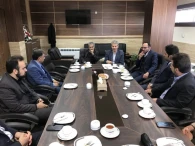 دیدار شهردار و اعضای شورای اسلامی با مدیر عامل سازمان اتوبوسرانی شاهین شهر
